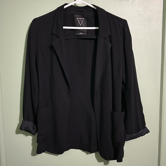 Aritzia Talula relaxed fit blazer black size 2 - Picture 1 of 4
